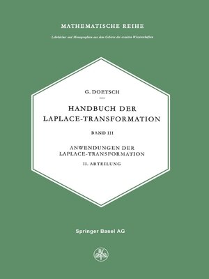 cover image of Handbuch der Laplace-Transformation